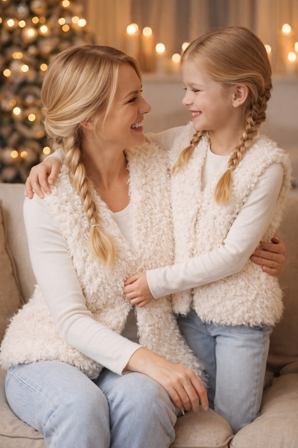 Жилетки хутряні Family Look