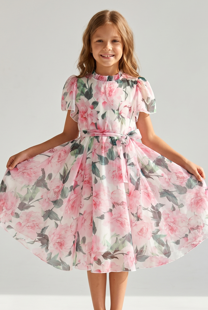 Квіткова дитяча сукня DOLCE&GABBANA для дівчинки 7-9 років, оренда прокат сукні Київ